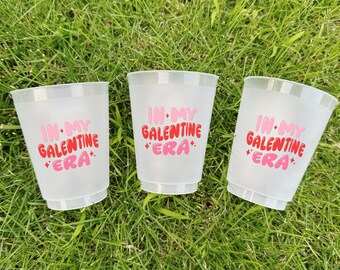 Personalized Galentine’s Day Cup | Best Friend Gift | Friendship Party Favor | “In My Galentine Era” Drinkware | Bachelorette Gift