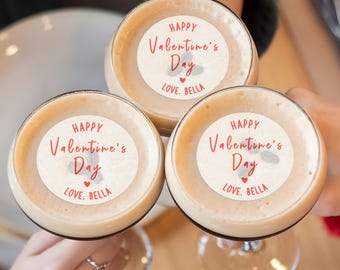 Valentines Edible Drink Toppers, Galentines Cocktail Topper, Valentines Drink Topper, Valentines Day Party Toppers Favor, Cocktail Garnishes