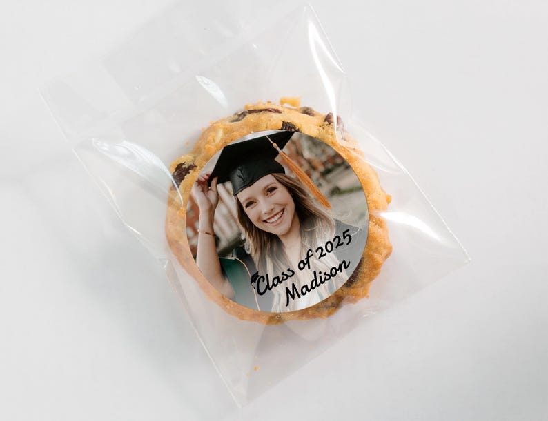 Graduation Photo Stickers, Photo Class of 2024 Personalized Sticker ...