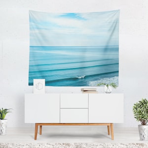 Wall Tapestry, Beach Tapestry, Wall Hanging, Beach Ocean Waves Paradise, Coastal Wall Decor,Photo Wall Art,Modern Tapestry,Home Decor