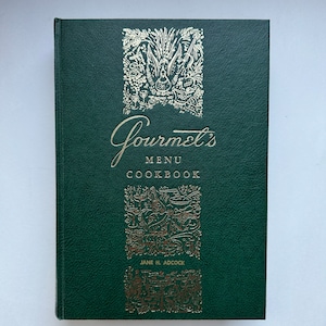 Édition 1963 vintage, livre de recettes Gourmet's Menu