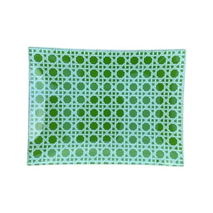 Cane Patterned Decorative Dish