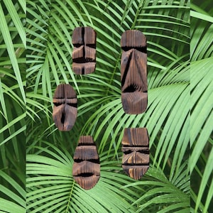 Modern Tiki Mask, tiki, tiki mask, tiki decor, modern tiki, tiki art, tiki bar, tiki time, wood tiki, tikis