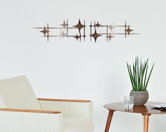 MCM Starbursts Wall Decor, Mid-century modern, mcm decor, mcm starbursts, retro starburst, mcm decor