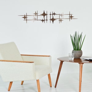 MCM Starbursts Wall Decor, Mid-century modern, mcm decor, mcm starbursts, retro starburst, mcm decor