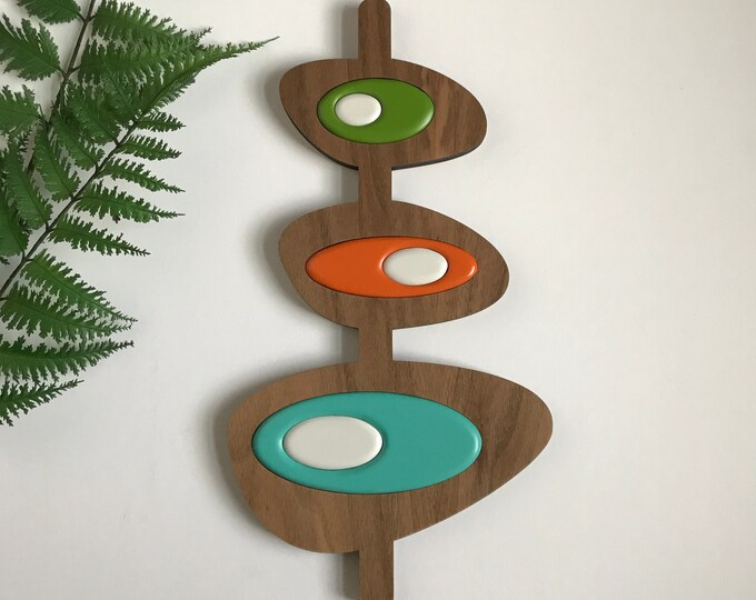 Mid Century Modern Wood Wall Art - Etsy