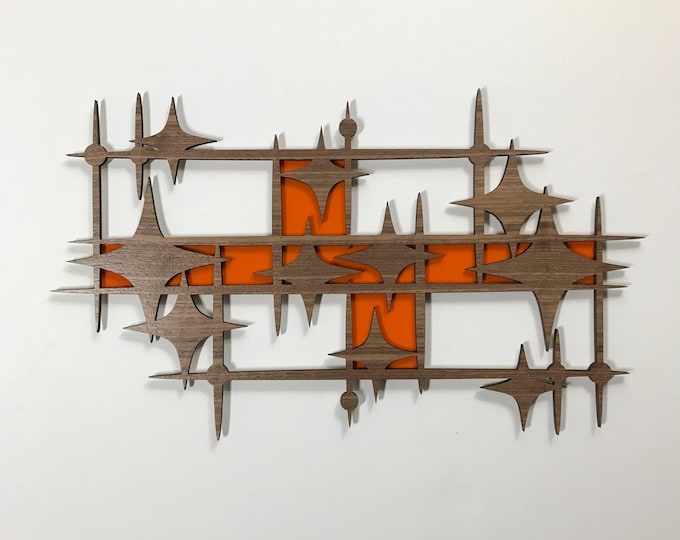 MCM Large Starbursts Wall Decor, Mid-century modern, mcm decor, mcm starbursts, retro starburst, mcm decor