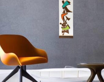 MCM Abstract Shapes Wall Art, moderno di metà secolo, MCM, arredamento mcm, arte murale mcm, arte mcm, arte astratta, retrò, forme retrò, arte murale retrò
