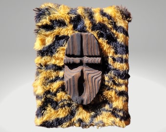 Tiki Mask, Tiki, Tiki Art, tiki decor, tiki bar, tiki wall art, witco style, mcm tiki, retro