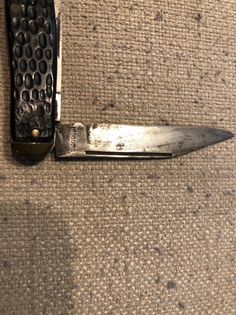 Vintage Iroquois Two Blade Pocket Knife Etsy