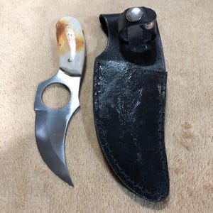 Vintage Imported Skinning Knife with Sheath