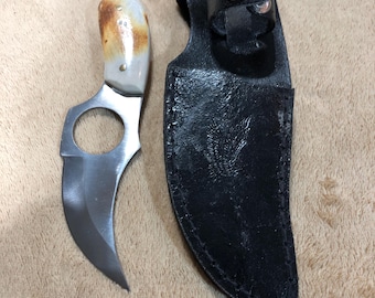 Vintage Imported Skinning Knife with Sheath