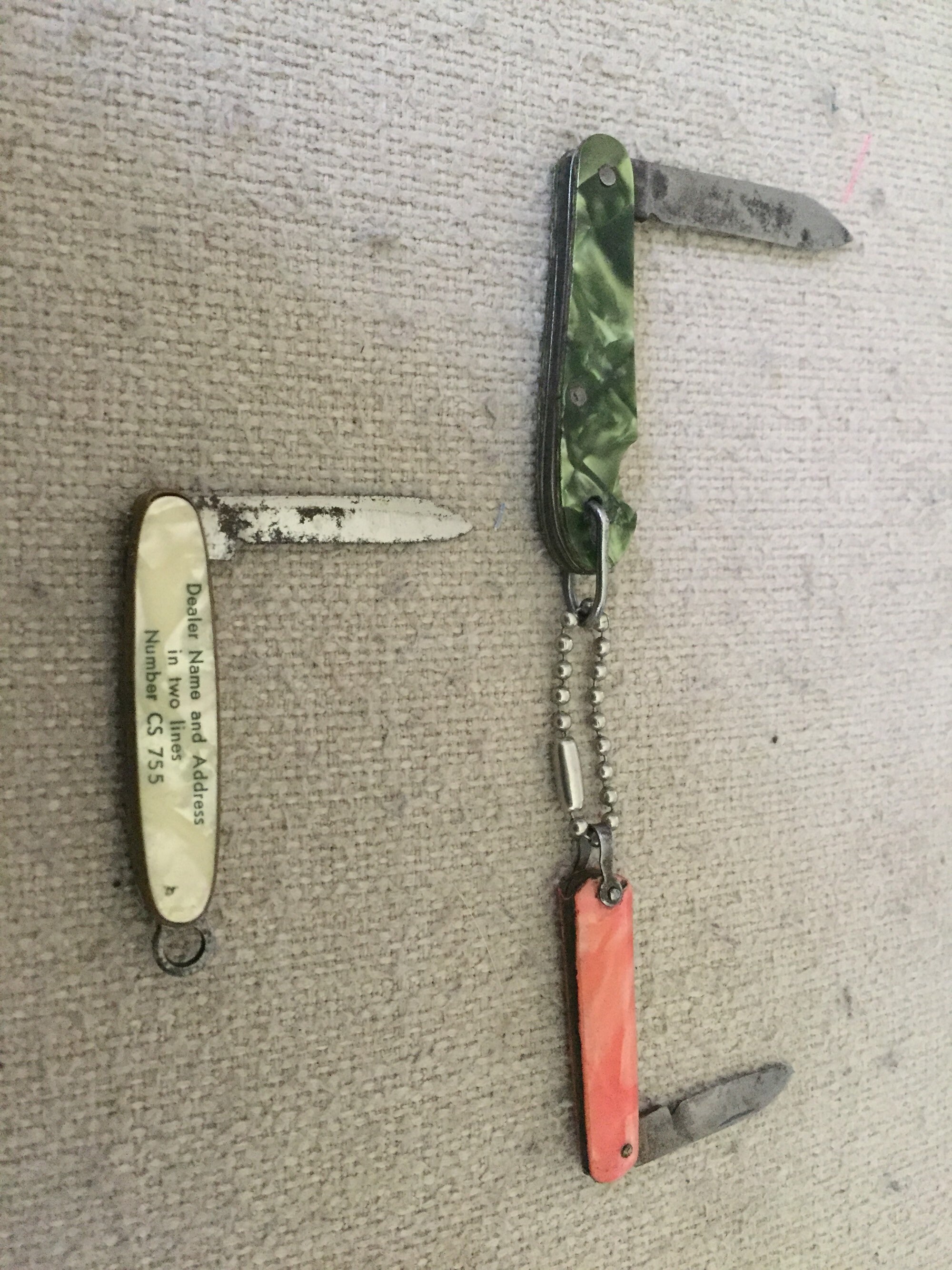 Vintage Keychain Novelty Knives Etsy