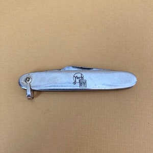 Vintage Two Blade York Advertising Knife