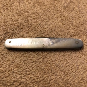 Vintage 60th Anniversary New York Underwriters Two Blade Pocket Knife