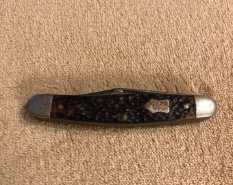Vintage Western USA Three Blade Pocket Knife