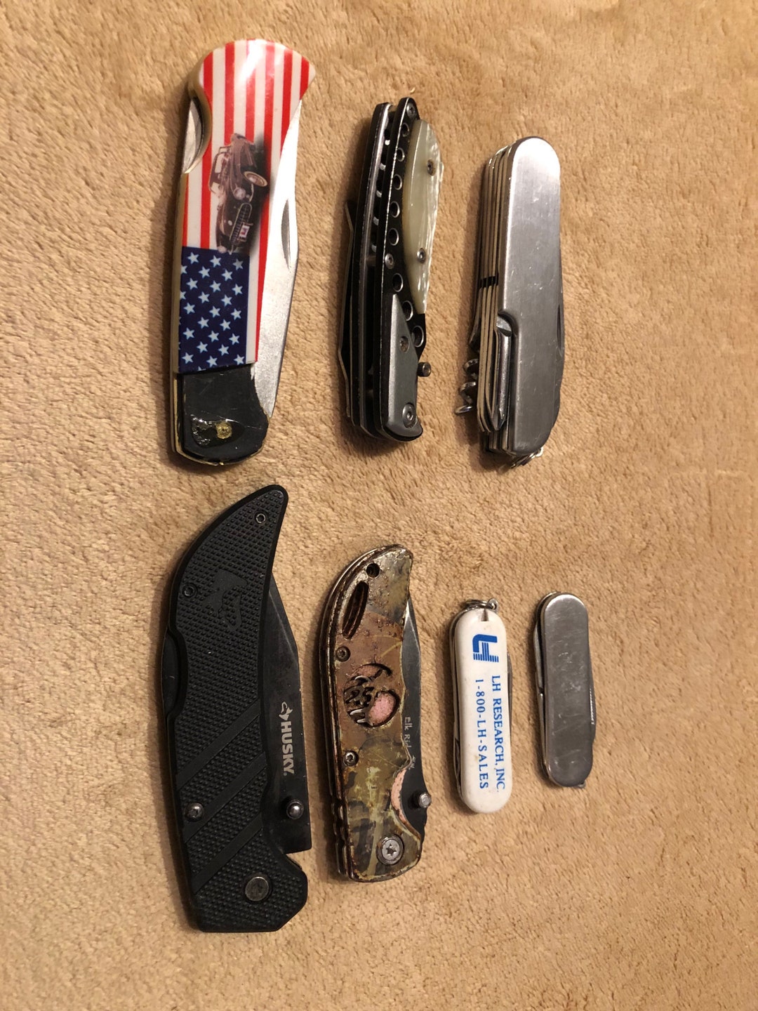 Assortment of Imported Pocket Knives Etsy