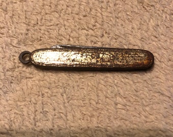 Vintage Single Blade Keychain Knife