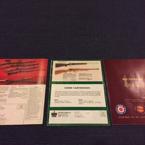 Vintage Navy Arms, Gibbs Rifle Company, and Interarms Firearms Catalogs image 2