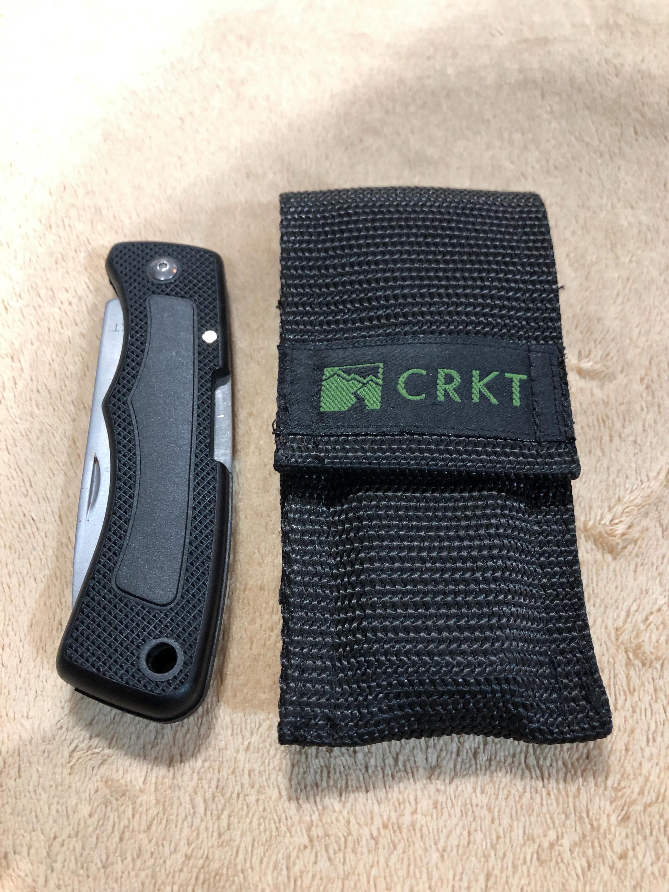 CRKT Coyote Lockback Knife with Nylon Sheath