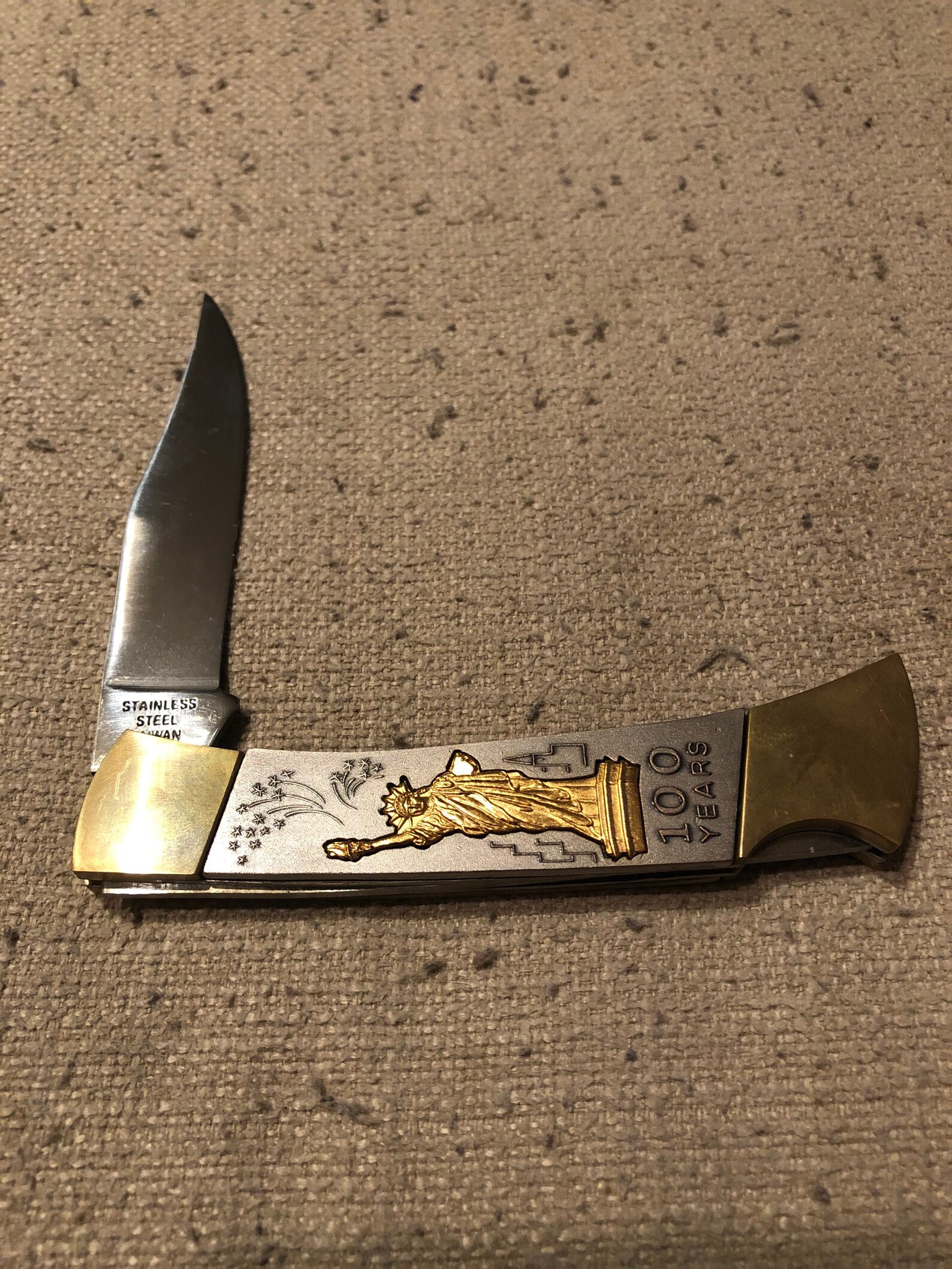 Vintage Statue of Liberty Centennial Pocket Knife Etsy