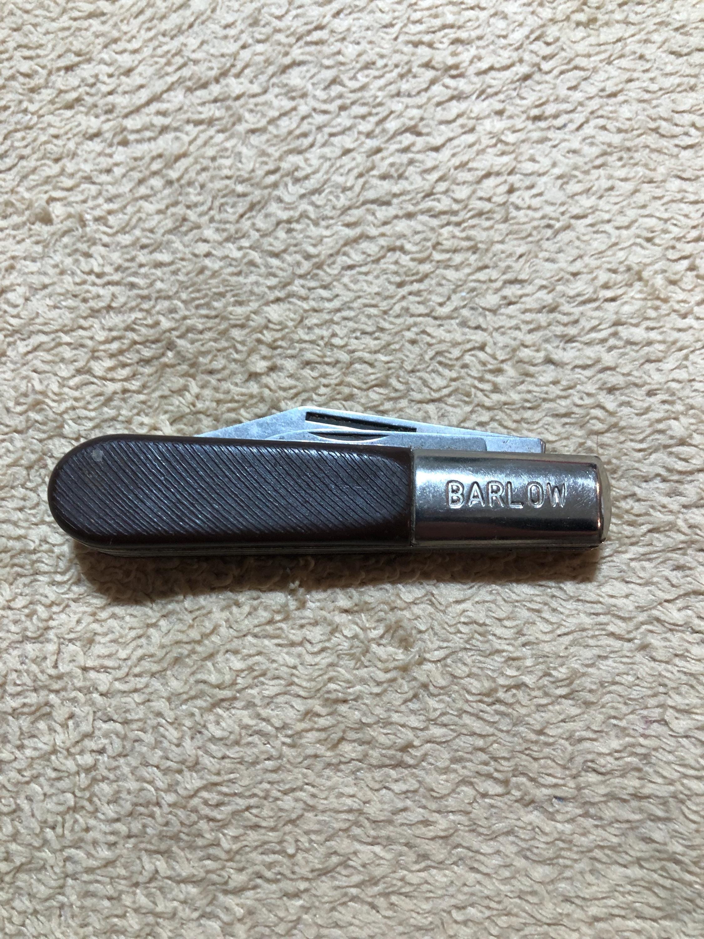 Vintage Barlow Folding Pocket Knife - Etsy