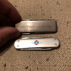 Vintage Pair of Advertising Pocket Knives
