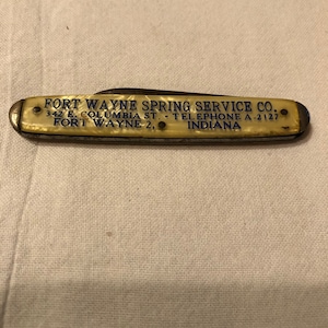 Vintage Syracuse Knife Company Advertising Knife