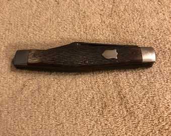 Vintage Camillus Medium Stockman Folding Pocket Knife Made in USA