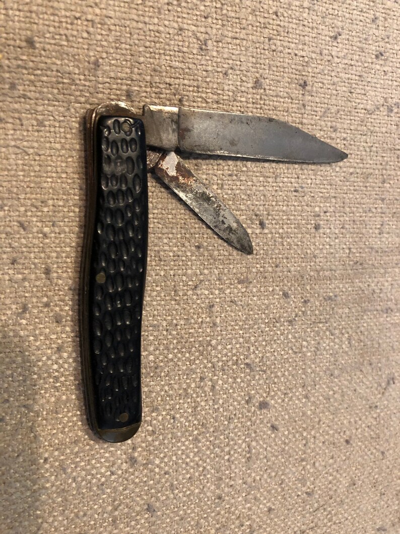 Vintage Iroquois Two Blade Pocket Knife Etsy