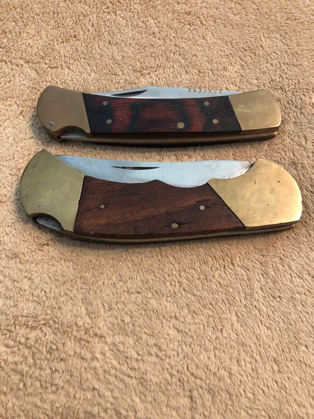 Pair of Imported Lockback Pocket Knives Etsy