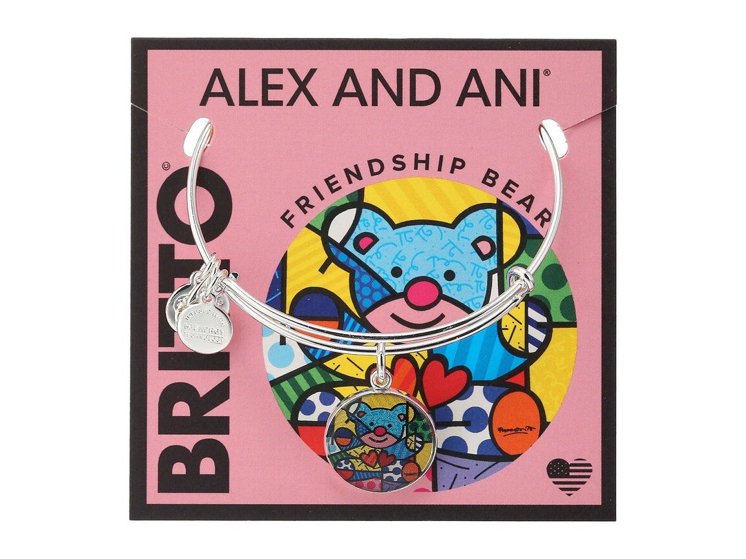 Alex and Ani Romero Britto Art Infusion XO shiny Silver Finish NEW Etsy Canada