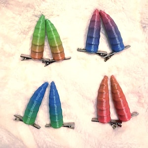 Limited Edition tie-dye clip-on hoorns