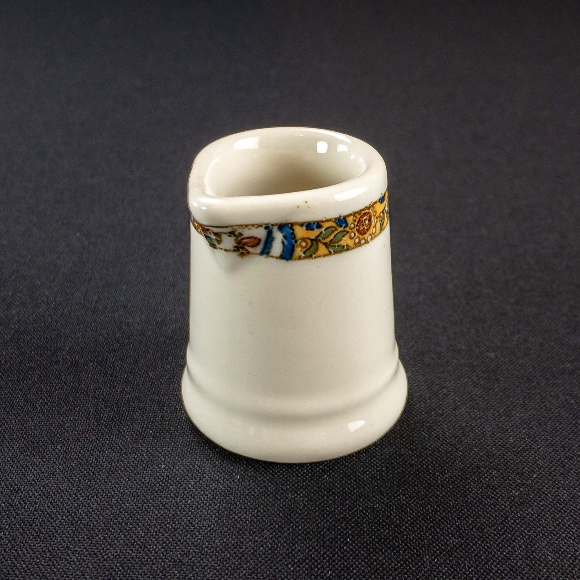 Vintage 1930s Restaurant Ware Creamer Patent # 68,994 Scammell Trenton