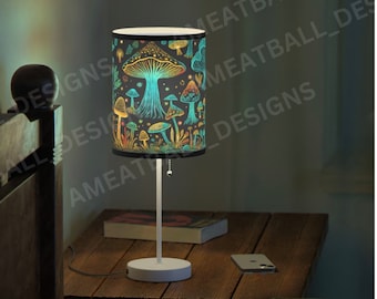 Bioluminescent Mushroom Table Lamp – Nature Inspired Bedroom Lighting