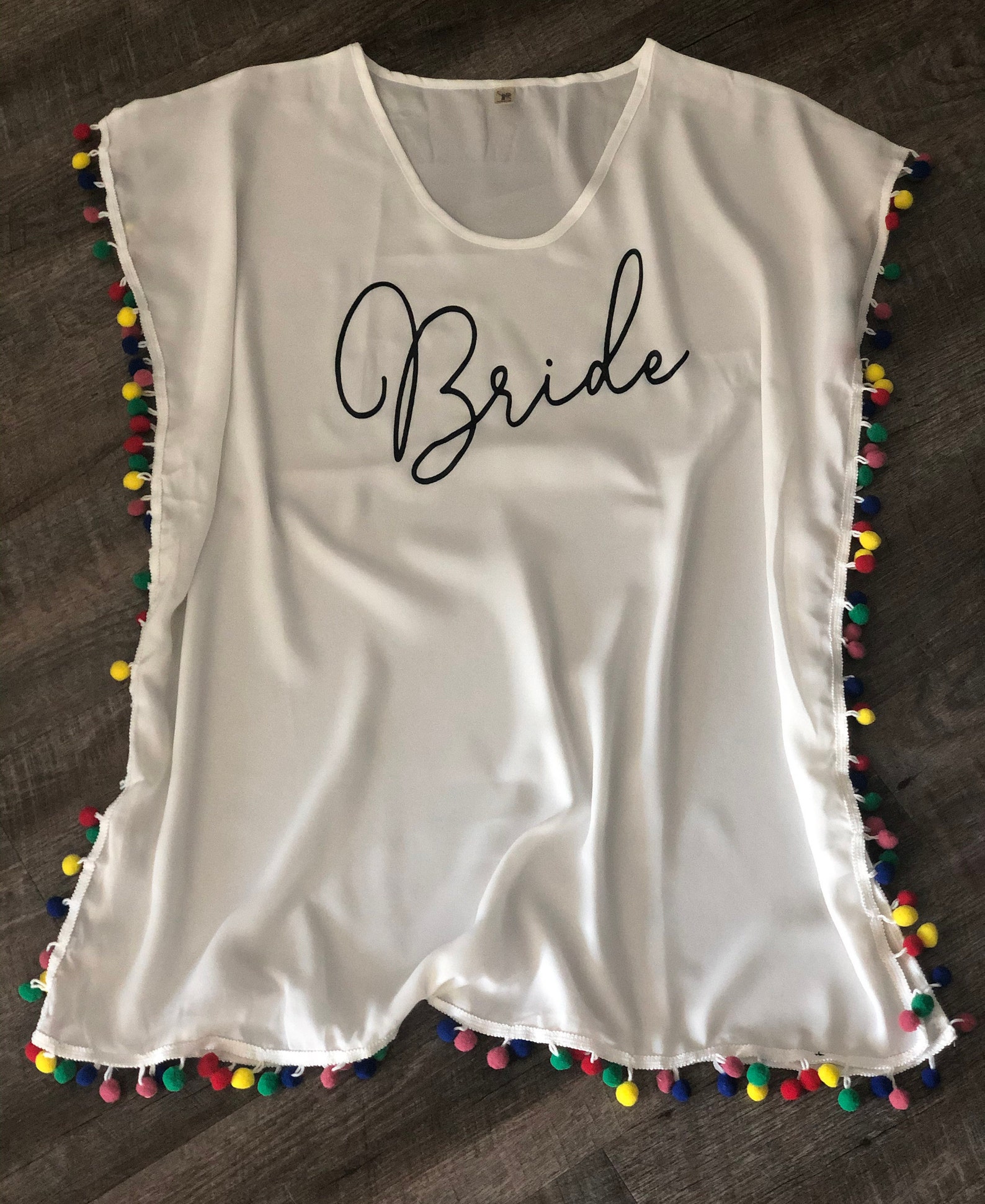 Bride Swimsuit Cover up Bride Beach Cover up Bride Pool Cover Etsy