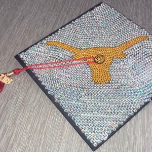 Rhinestone Graduation Cap image 1