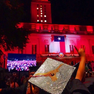 Rhinestone Graduation Cap image 2