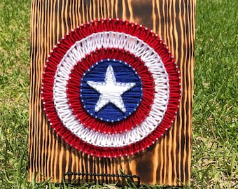 Captain American Shield Plaque