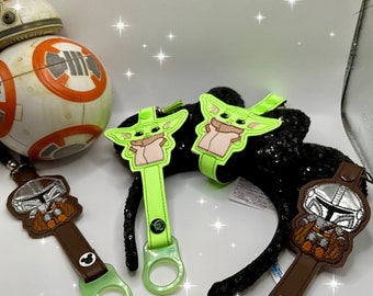 Star Wars Ears Holders, Mandalorian, ears holders, or water bottle holder, Star Wars Ears Keeper