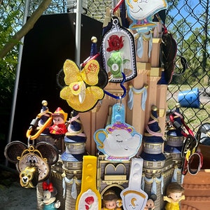Belles Ears Holders, Gaston Ears Keepers, Mrs Potts, Chip Ears Carriers, Belles Rose,Disney Princess, Disney Ears Holders