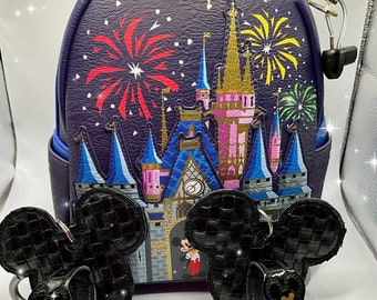 Disney basket weave Ears Holders, Black Mickey Ears Holders, Loungefly Ears Holders