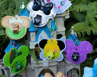 Marie Ears Holder, Peter Pan Ears Holder, Tiana Ears, Tinker Bell Ears Holder