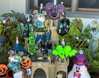 Haunted Mansion Ears Holders, Disney Ear Carriers, Ear Holders, Haunted Mansion