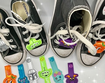 Disney Themed Shoe Charms, Green Alien, Sully Monster, Figment, Orange Bird, Shoe Markers,