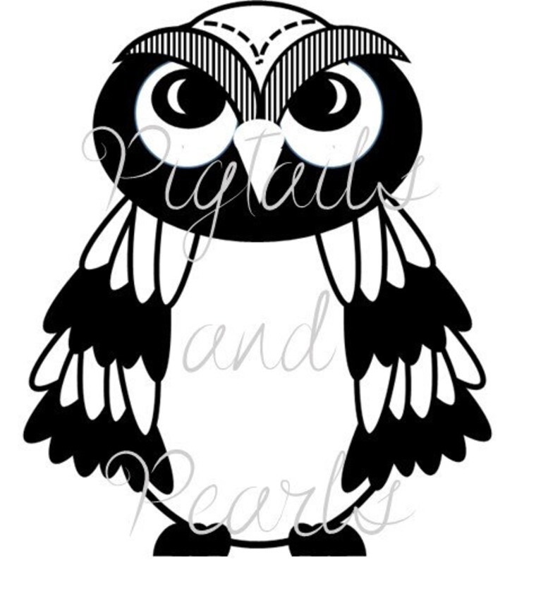 Download Owl svg eps dxf fcm and jpeg vinyl decals transfers | Etsy