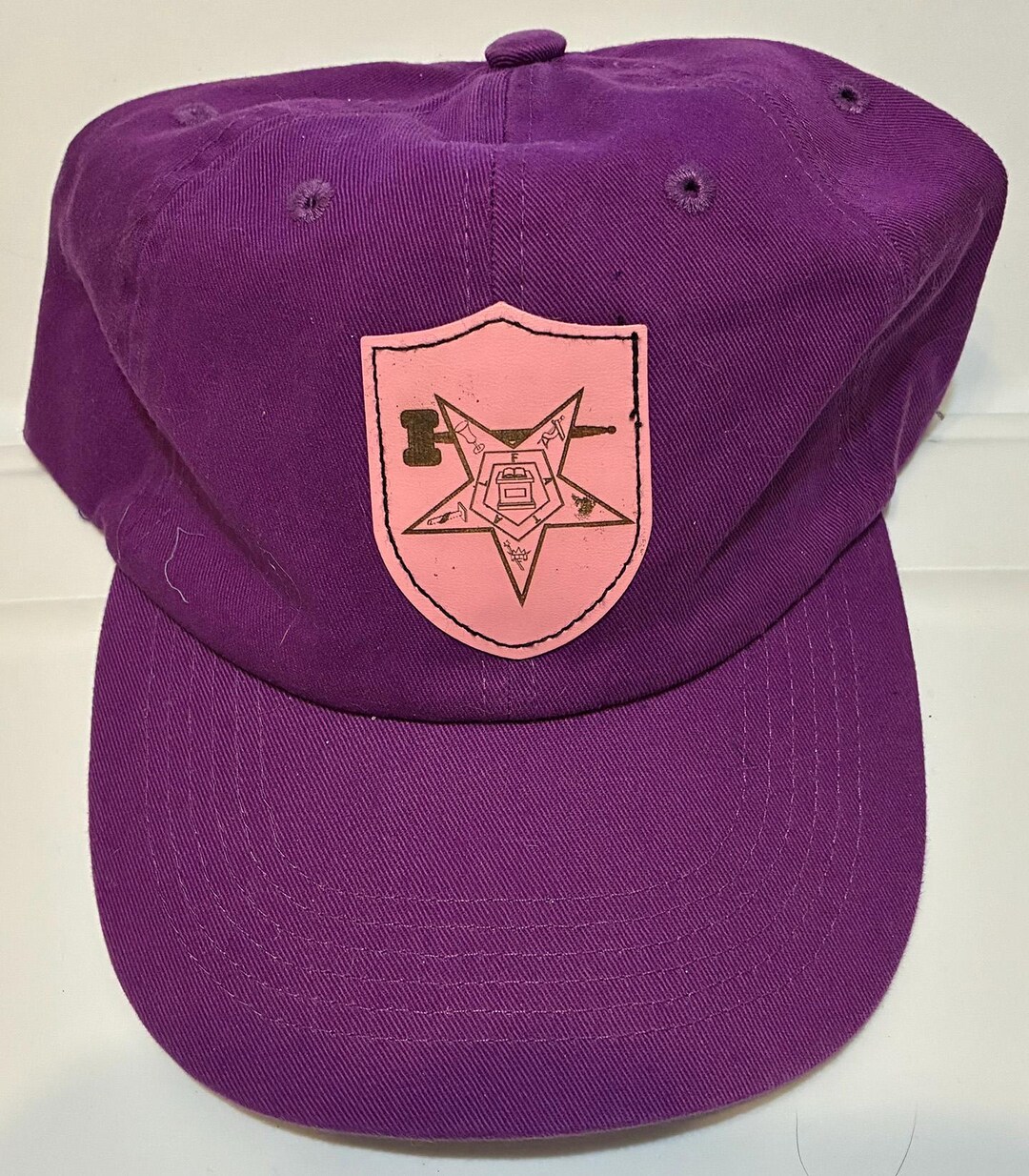 Order of the Eastern Star Purple Denim Past Matron Ball Cap - Etsy
