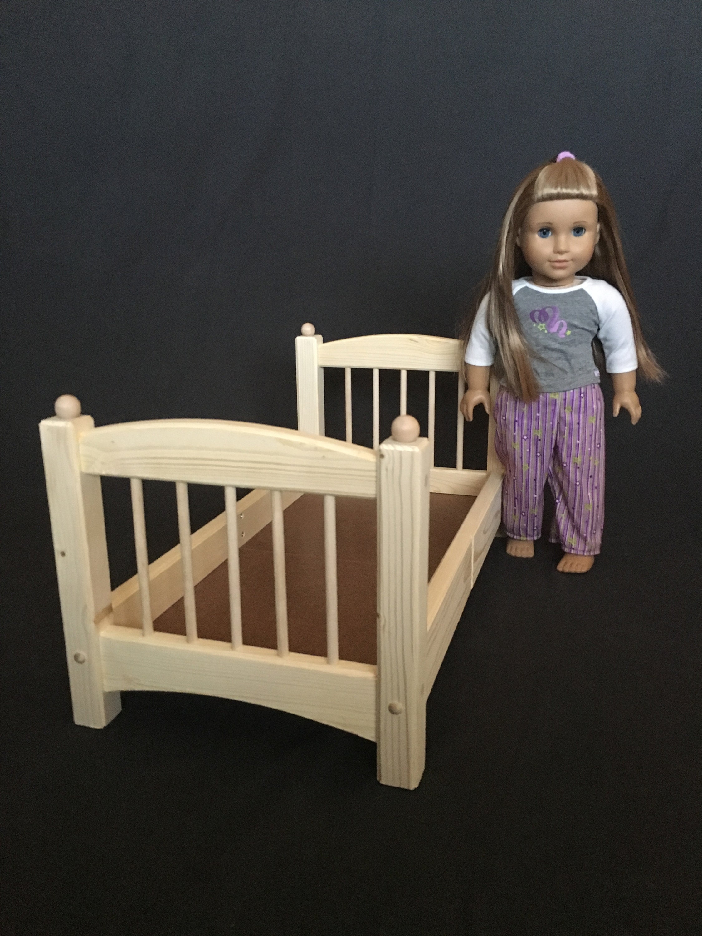 unfinished doll bed