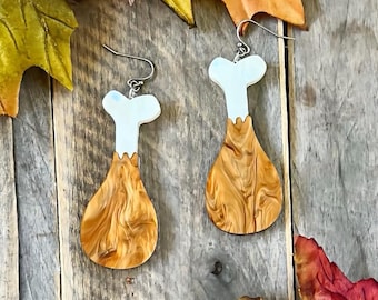 Turkey Leg Earrings