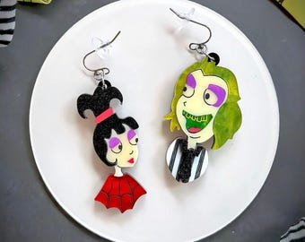 Beetlejuice Earrings